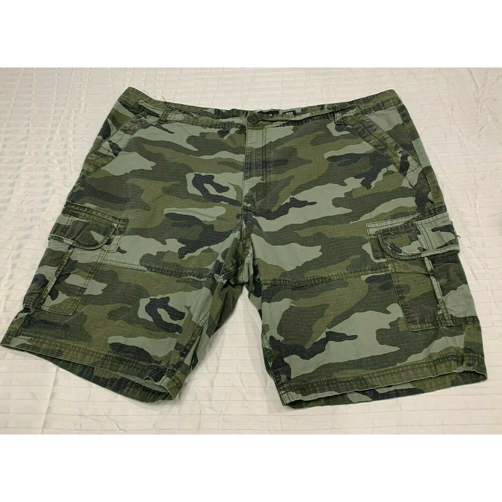 ECKO UNLTD MENS CAMO CARGO COTTON SHORTS SIZE 44
